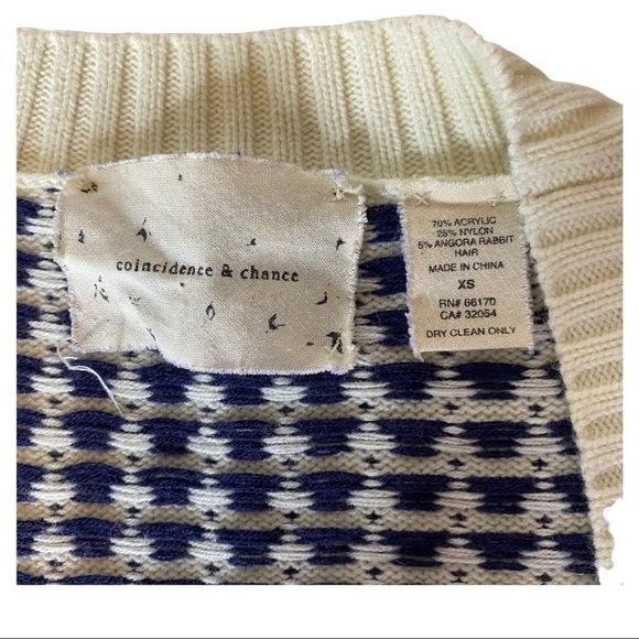 Urban Outfitters Coincidence & Chance Button Up Cardigan. Size XS - Picture 5 of 6